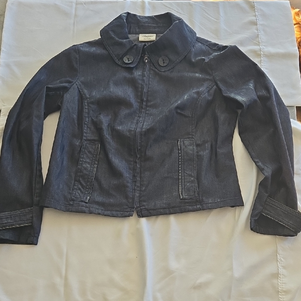 Tribal Dark Denim Jacket
